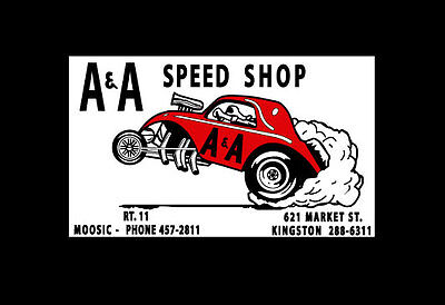 C-T STROKERS AUTO PARTS DRAG RACE HOT RAT ROD DECAL VINTAGE LOOK STICKER