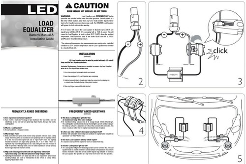 LED Load Equalizer 50W 6Ohm Resistor 7440 Rear Turn Signal Fix Hyper Flashing - Picture 7 of 8