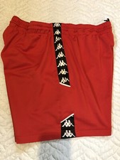 Vintage 2004 Kappa Classic Logo Red Shorts Polyester Size Large