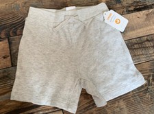 NWT Gymboree BAby Boys Grey Knit Shorts Size 6-12 M