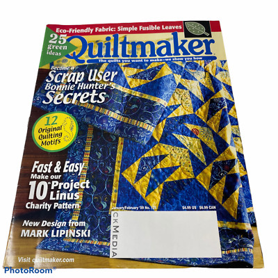 Quiltmaker Magazine January February 2009 Bonnie Hunter Mark Lipinski Scrap