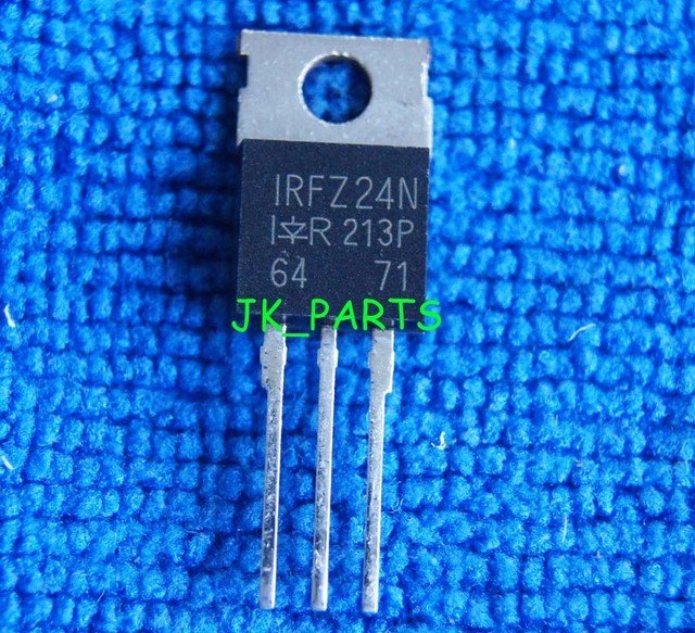 10PCS IRFZ24 IRFZ24N MOSFET N-CH 55V 17A TO-220 for sale online
