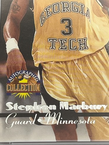 1996 SCORE BOARD AUTOGRAPHED COLLECTION RC STEPHON MARBURY PSA DNA Certified - Picture 11 of 24