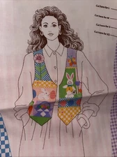 Dream Spinners Vest VIP Sewing Panel  Pattern Cotton DIY Easter  Spring Easy Sew