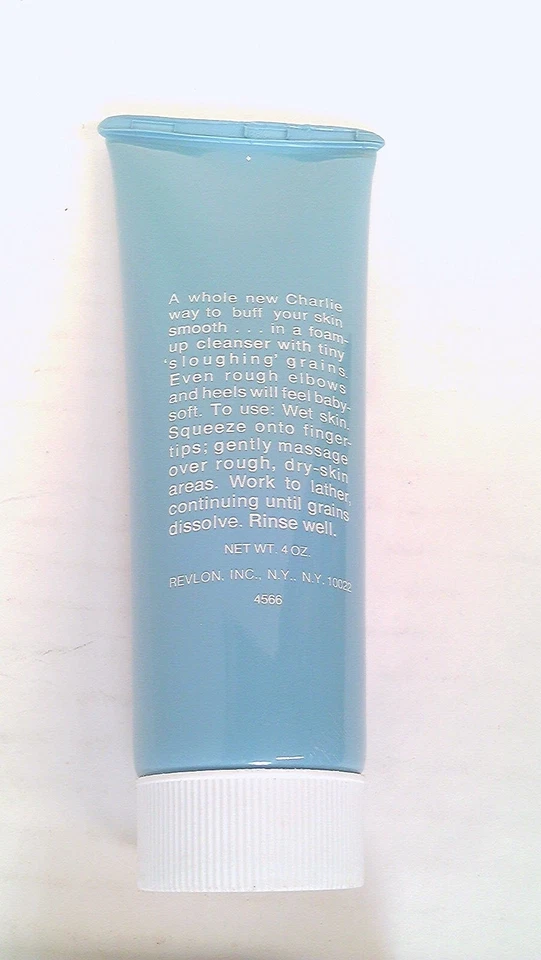✅ Revlon~Charlie~Body Silk~Exfoliante corporal suave~4 oz~Vintage Foto 2 de 3