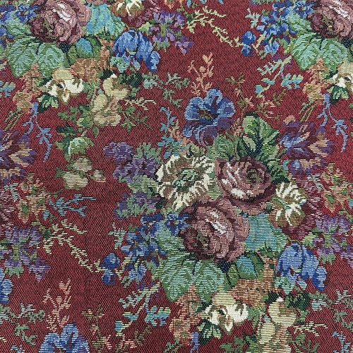 Vintage Rose Bouquet Jacquard Tapestry Upholstery Fabric Sewing DIY by the yard - Picture 8 of 15