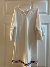 Janie and jack girl white swimsuit coverup dress, Size 12