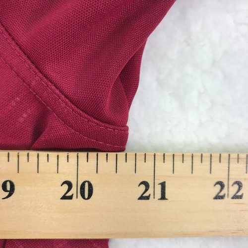 Monterey Club Polo Shirt Mens Medium Red Bermuda Dunes Performance Golf Stretch - Picture 5 of 6