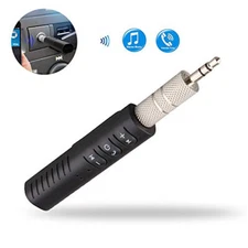 Wireless 3.5mm Car Bluetooth Mini Receptor Receiver Audio Speaker Adapter AUX 