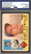 Carl Furillo PSA DNA Signed 1960 Topps Autograph