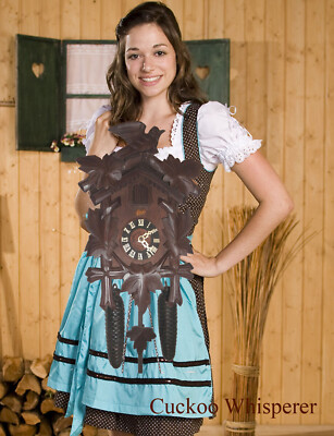 German Black Forest made Schatz Linden Wood 8 Day Cuckoo Clock
