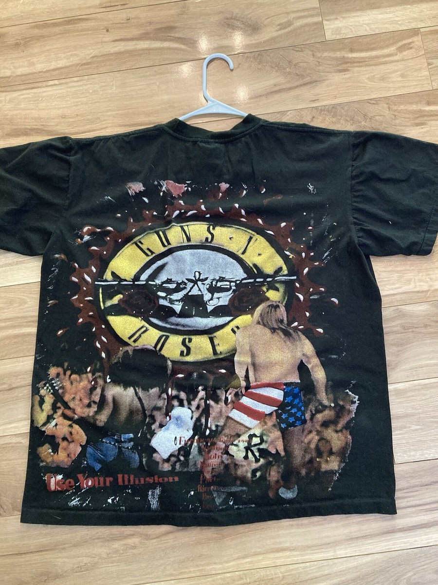 ミュージシャン GUNS N' ROSES VINTAGE BOOTLEG XL Guns N' Roses 90's Guns N Roses 'Empire' Bootleg Hoodie Size