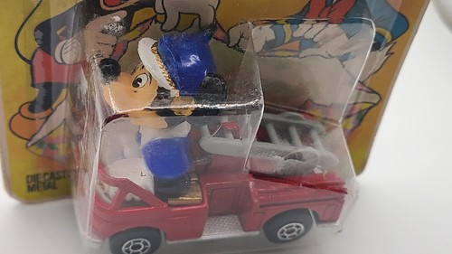 Matchbox Lesney Walt Disney WD-1 Mickey Mouse Firetruck Diecast Car MOC Nos - Picture 4 of 5