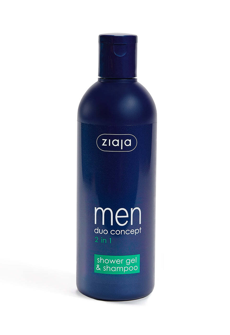 Ziaja Men 2 In 1 Shower Gel & Shampoo 300ml OFFICIAL UK - Image 2