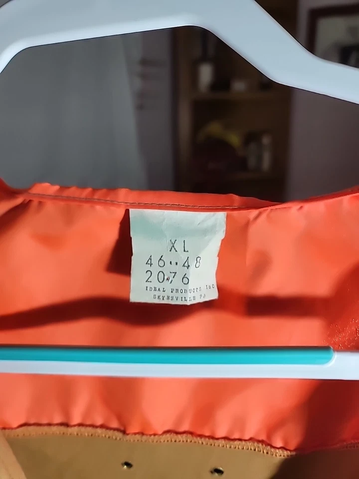 Support Conservation Patch Orange/Brown Safety Hunting Vest Size XL - Image 2 of 4