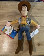 Vintage Disney Store Toy Story 2 Bean Bag Plush,  Talking  Woody  does not talk