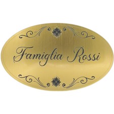 Targa fuoriporta con incisione personalizzata Targhetta per porta in laminato pl