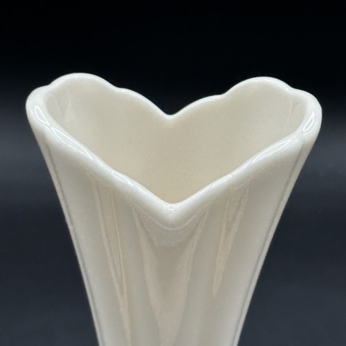 Beautiful Lenox 8 Inch Bud Vase Pink Rose With Gold Colored Leaves And Trim USA - Picture 3 of 11