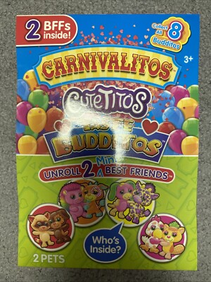 CuteTitos Taste Budditos Carnivalitos Surprise - Unroll 2 Mini Best Friends