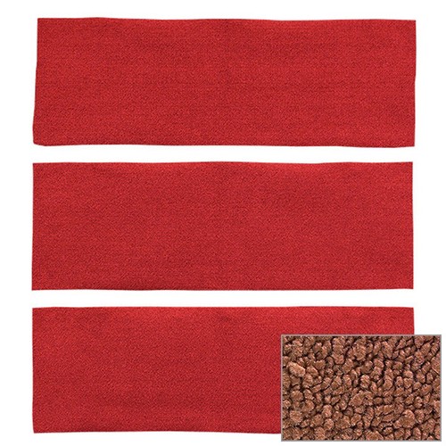 1964-68 Ford Mustang Fastback Die-cut Fold Down 3-Pieces Loop Carpet! - Picture 33 of 41