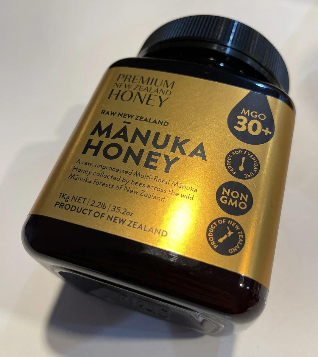 Premium New Zealand Raw Manuka Honey 35.2 Oz Unpasteurized Sealed 