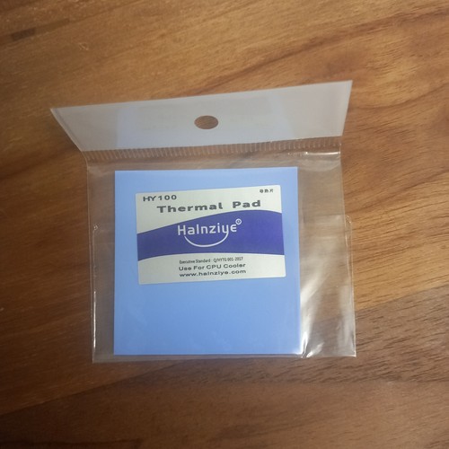 50 mm*50 mm* 0,5 mm/1 mm quadratisch DICK BLAU 2 mit m-k THERMOKLEBER WÄRMESPÜLENPAD - Bild 3 von 6