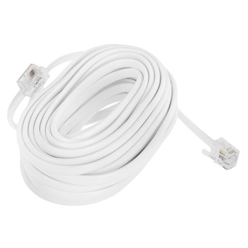 Landline Phone Cord with RJ11/RJ14 6P4C Connector for Telephone Line Extension - Picture 1 of 12