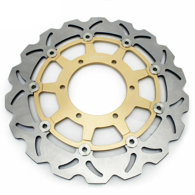 Rotores de freno delanteros traseros para Suzuki GSXR1000R 2017-2023 GSXR1000RR ABS dorado Foto 4 de 4