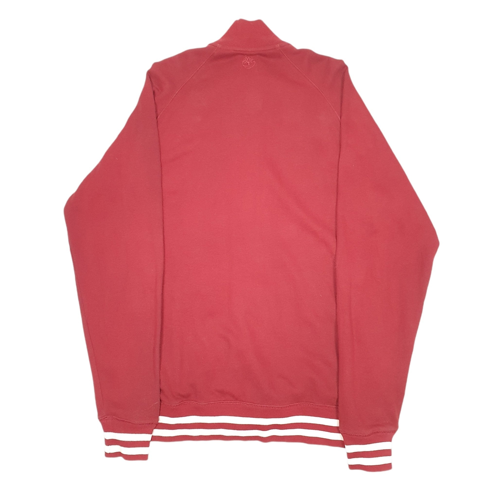 TIMBERLAND Full Zip Sweater Spellout Stamp Logo Track Jumper Sweatshirt M image 3