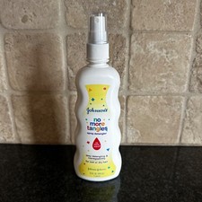 Vintage Johnson’s Kids No More Tangles Tears Spray Detangler 10oz Bottle HTF *