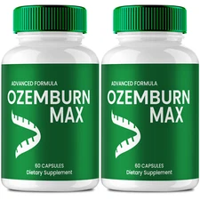 (2 Pack) OzemBurn Max Weight Loss Pills, OzemBurn Max Advanced Support Formula