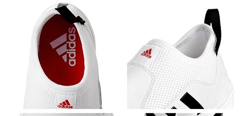 Adidas The Contestant Zapatos de Taekwondo Blanco/Negro ADI-BRAS16 ADITBR01 TKD WT - Imagen 4 de 5