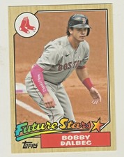 2022 Topps 1987 FUTURE STARS OVERSIZED BOX TOPPER #87FS-6 BOBBY DALBEC Red Sox