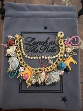 Lunch At The Ritz KITTY KITTY BRUNCH BRACELET & Menu Card; NEW, NEVER WORN!!