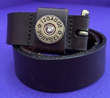 VTG Torino Brown Harness Leather Distressed Belt 12 Gauge Kids Youth 24  SALE 