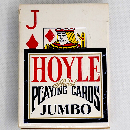 Hoyle Jumbo Playing Cards Blue Deck Poker Size Nevada Finish