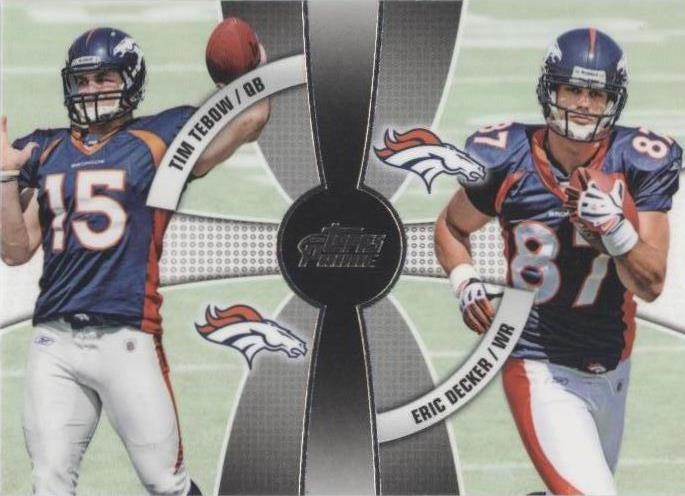 2010 Topps Prime Eric Decker Tim Tebow #2Q-24 - 1 of 2