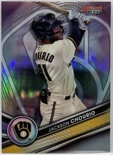 2022 Bowman's Best Top Prospects Base Refractor #TP-19 Jackson Chourio