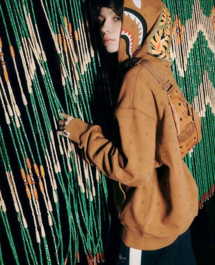 Authentic a bathing ape bape x MCM shark pullover hoodie Authentic a bathing ape bape x MCM shark pullover hoodie