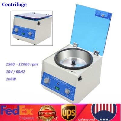 Lab Centrifuge Hematocrit Microhematocrit High-Speed Centrifuge Heavy Duty 100W