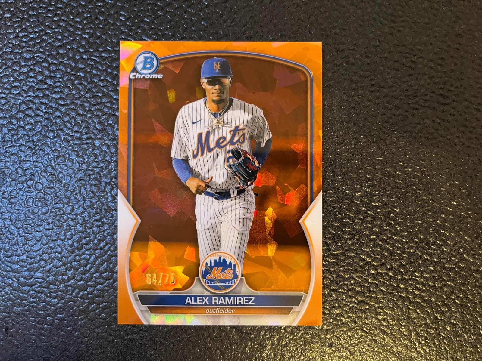 2023 Bowman Chrome Sapphire BCP-211 ALEX RAMIREZ Orange Sapphire /75