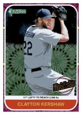 2021 Donruss Highlights Vector Clayton Kershaw  HI11