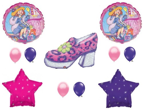 Dress Up Mädchen Geburtstag Party Luftballons Deko Zubehör Schminkschuh