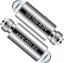 2-Pack HQRP 3.5V Halogen Bulb for Welch Allyn 03100-U 03100-1 20000 20200