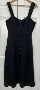 black pinafore dress size 16