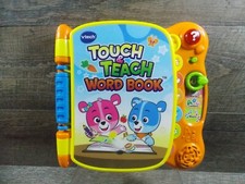 VTech Touch and Teach Word Book Interactive Educational Baby Toddler Toy Orange