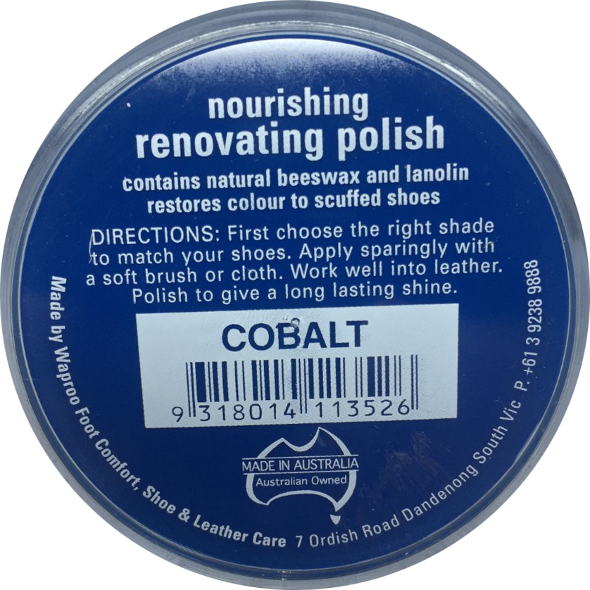 teal shoe polish