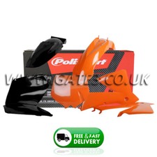 KTM 125SX SX 125 2001-2003 Orange/Black Polisport Plastics Kit Fairing Panel Set
