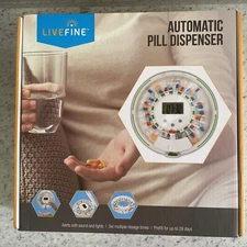 *NEW* LiveFine Automatic Pill Dispenser 28-day Electronic Medication Organizer