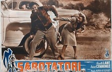Sabotatori - Danger - Alfred Hitchcock - Original Poster Fotobusta 1947